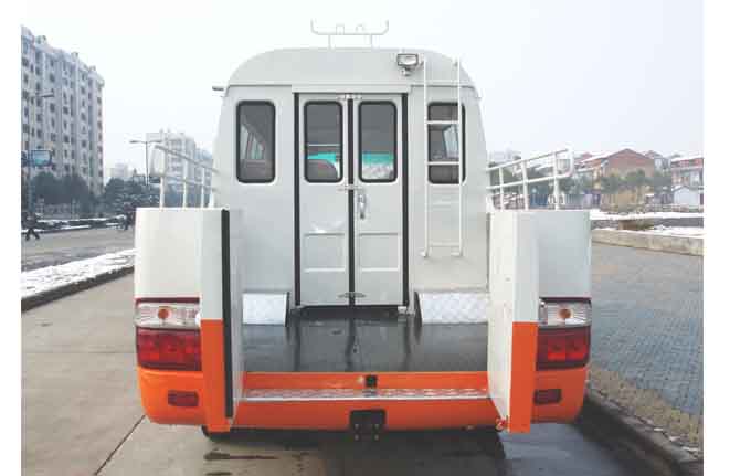 江淮6米9座汽油機電力工程車(國四)